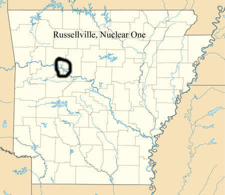 Russellville, Arkansas Nuclear One plant