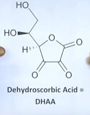 L Ascorbic Acid molecule