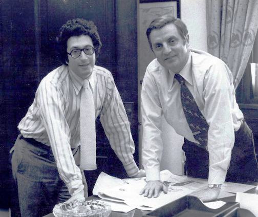 Harold W. Rosenthal with Sen Walter Mondale