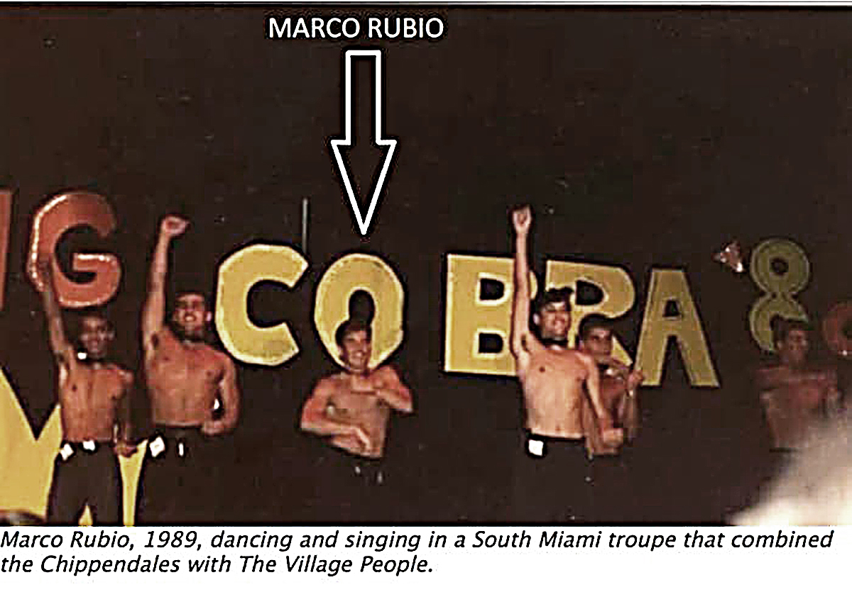 Marco Rubio 1989 dance troupe