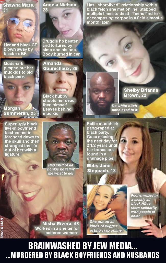 Whites murdered by black boyfriends or husbands 14