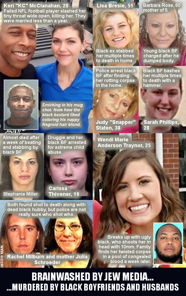 Whites murdered by black boyfriends or husbands 25