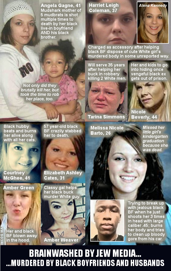 Whites murdered by black boyfriends or husbands 32