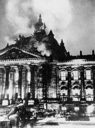 Reichstag building fire 1933