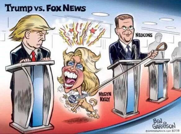 Trump at debate with Fox attack dog