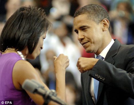 Barack & Michael Obama 2008