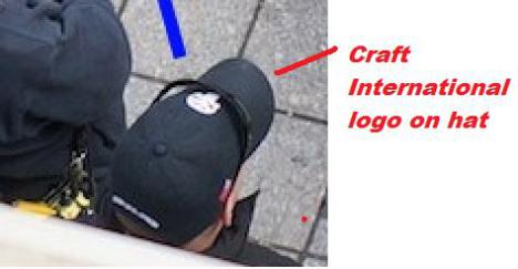 craft logo on hat