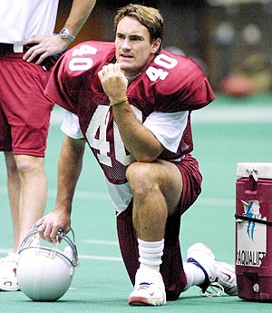 Pat Tillman on grid iron