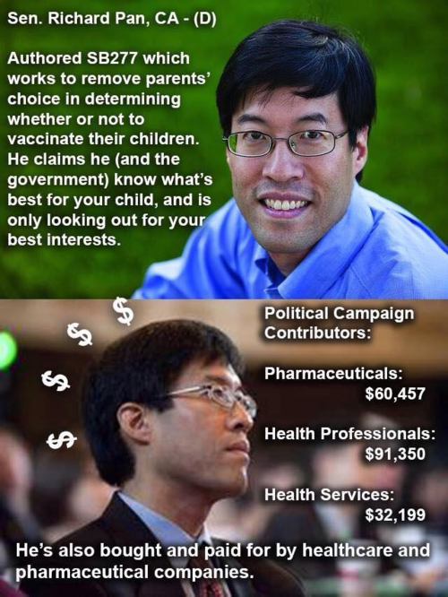 Richard Pan, Big Pharma Change Agent