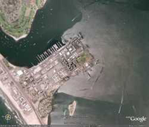 Coronado Naval base aerial view 